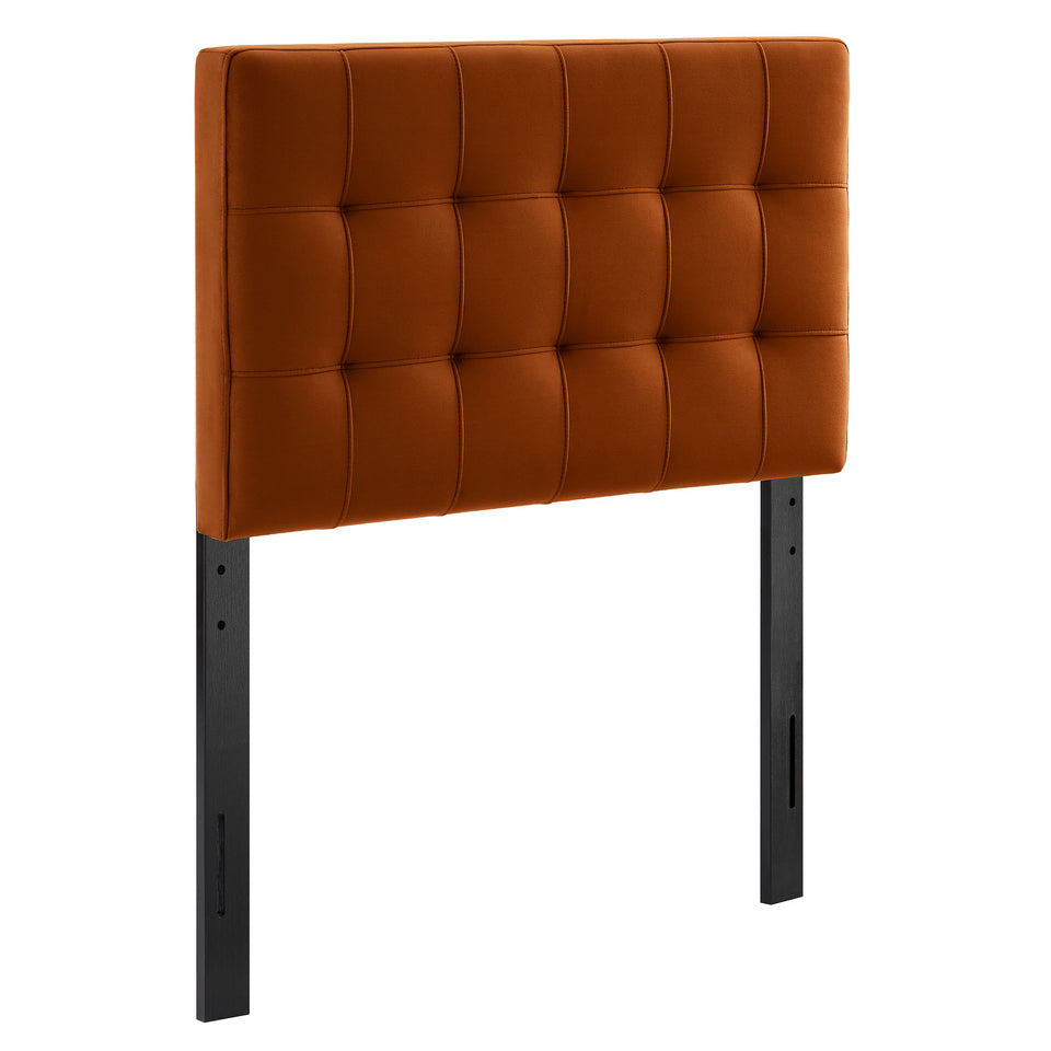 Lily Stain-Resistant Performance Velvet Twin Size Headboard by Modway