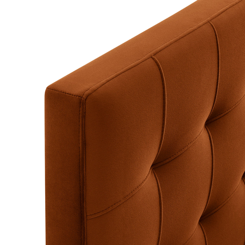 Lily Stain-Resistant Performance Velvet Twin Size Headboard by Modway