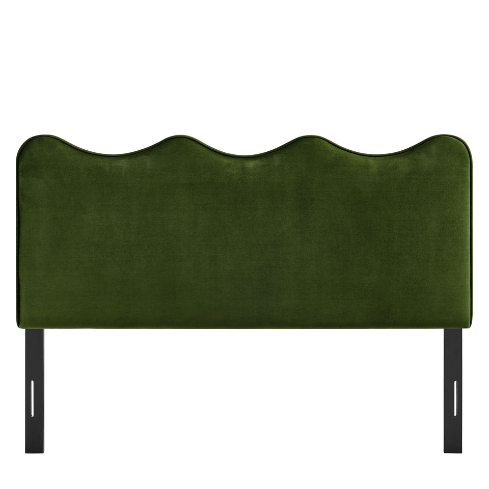 Athena Stain-Resistant Performance Velvet Full Size Headboard by Modway