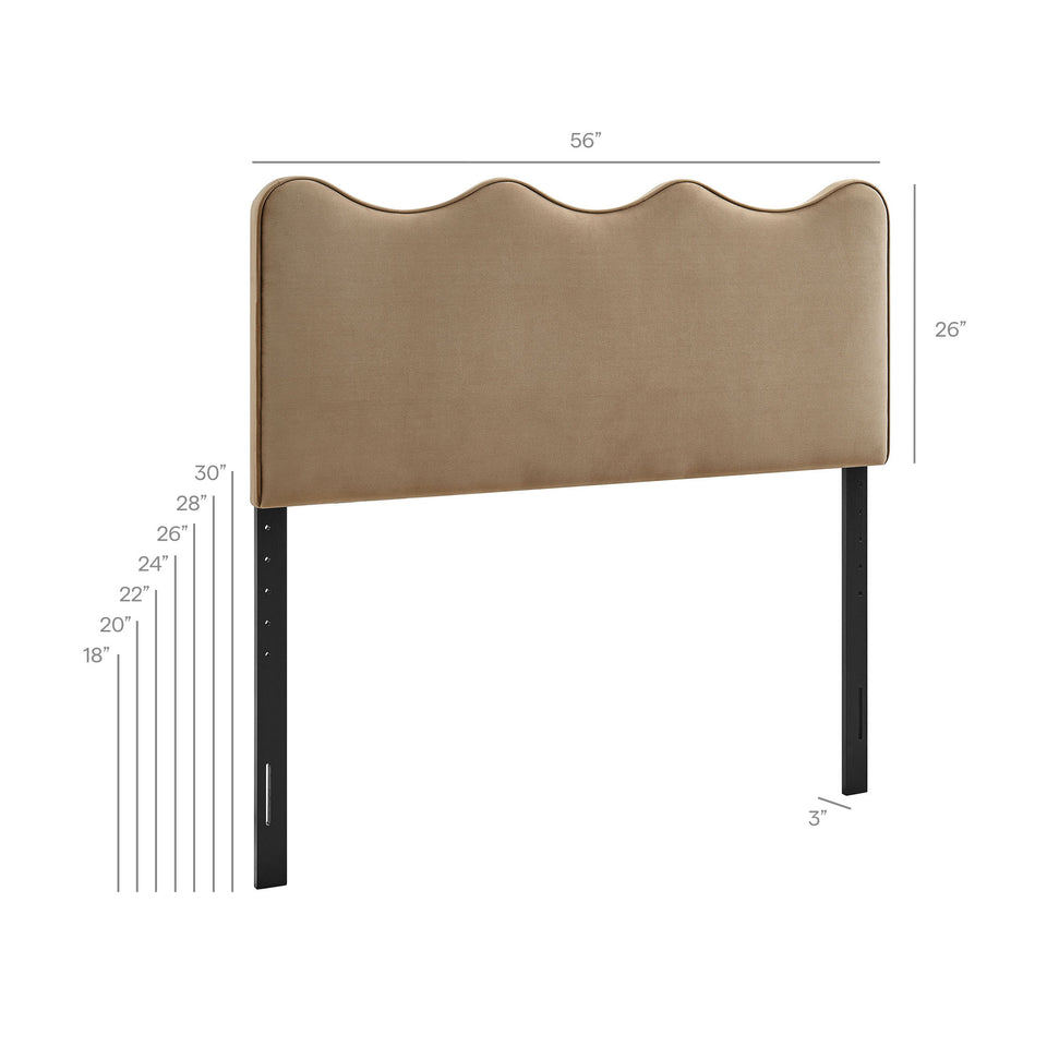 Athena Stain-Resistant Performance Velvet Full Size Headboard by Modway