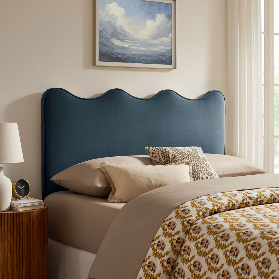 Athena Stain-Resistant Performance Velvet Queen Size Headboard by Modway