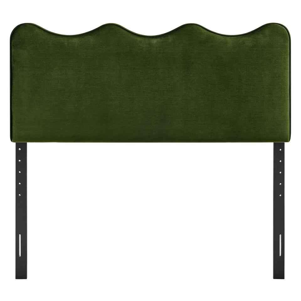 Athena Stain-Resistant Performance Velvet Queen Size Headboard by Modway