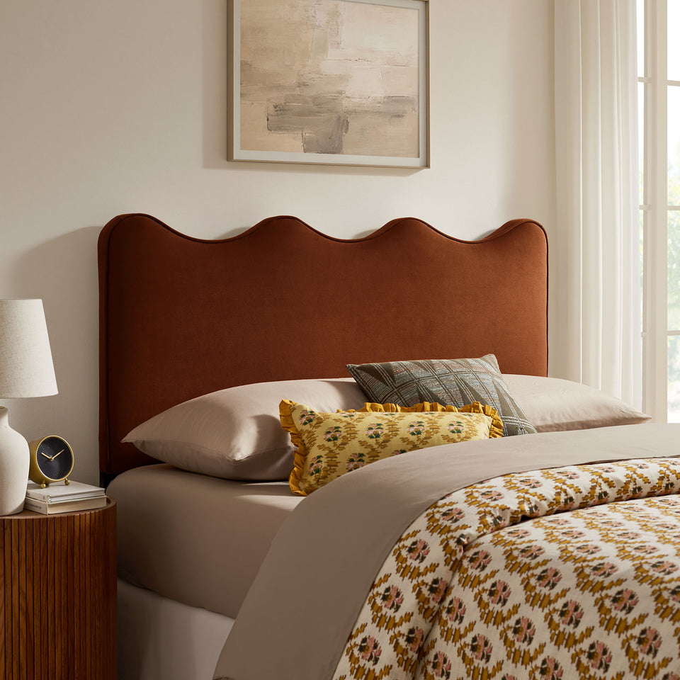 Athena Stain-Resistant Performance Velvet Queen Size Headboard by Modway