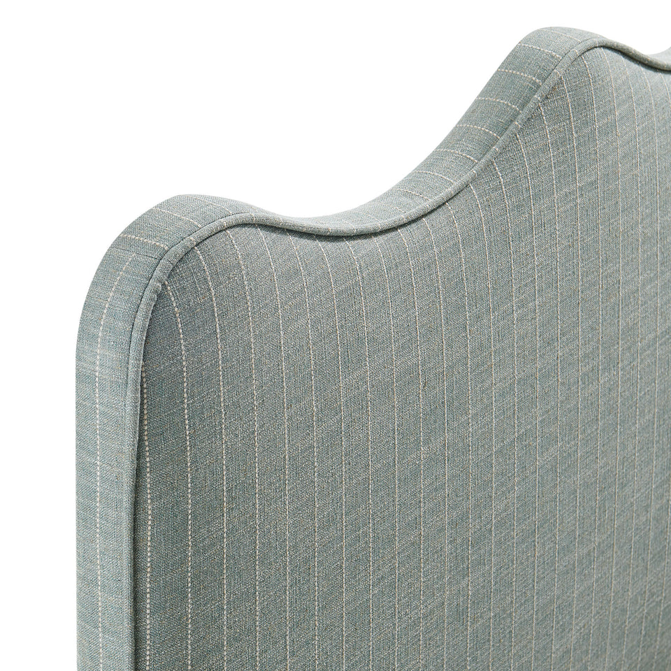 Athena Striped Fabric Upholstered Queen Size Headboard by Modway