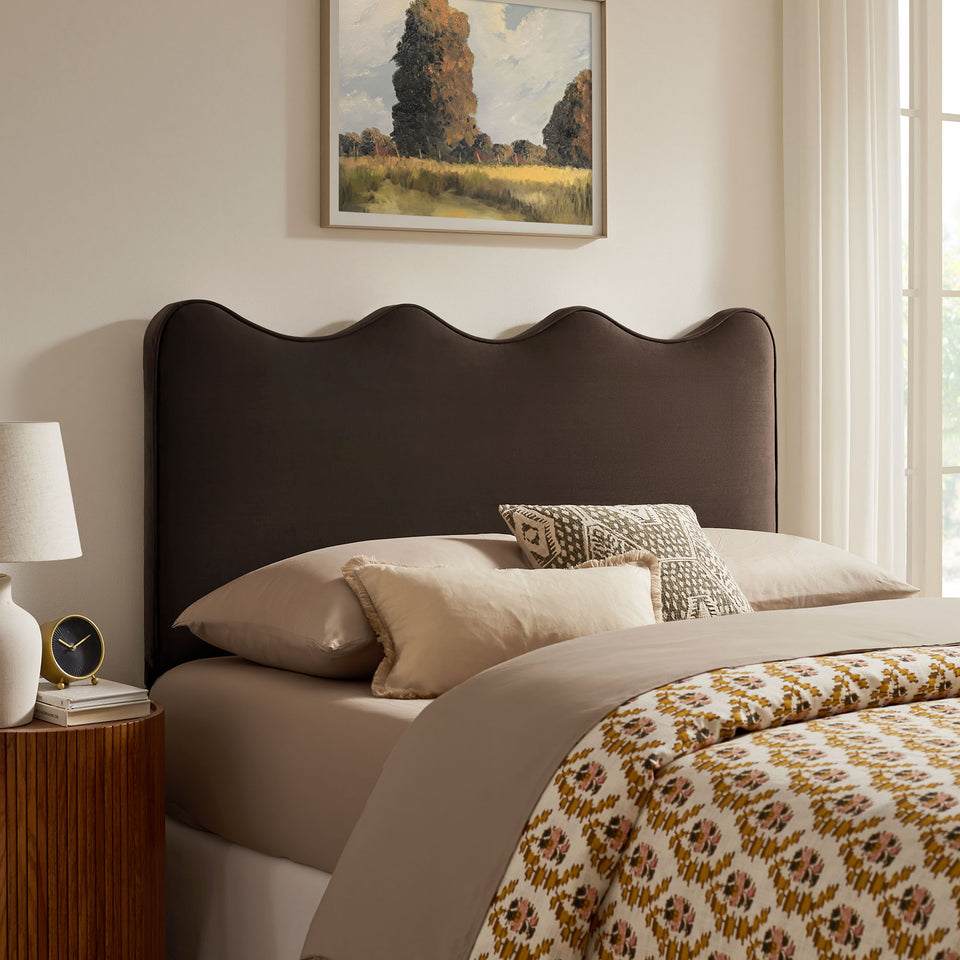 Athena Stain-Resistant Performance Velvet King Size Headboard by Modway