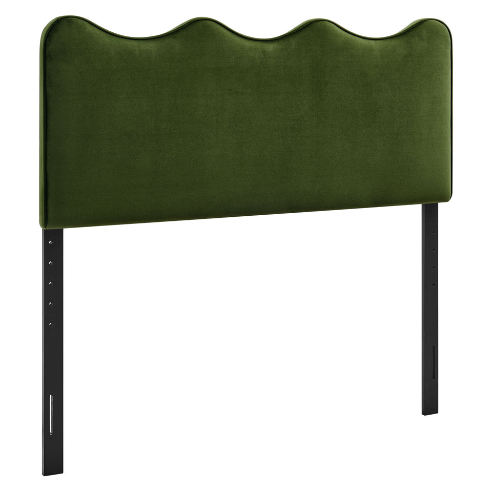 Athena Stain-Resistant Performance Velvet King Size Headboard by Modway