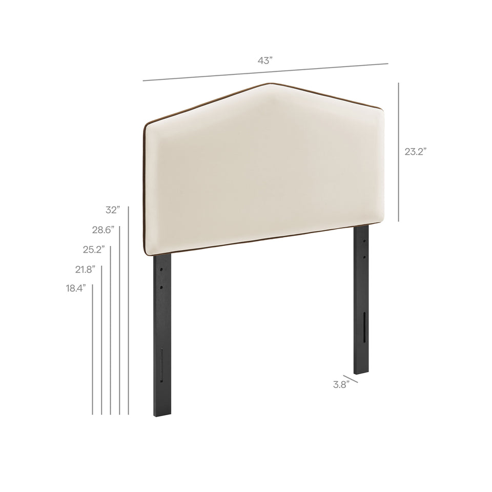 Cosette Performance Velvet Twin Size Headboard by Modway