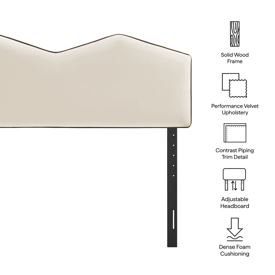 Cosette Performance Velvet Queen Size Headboard by Modway
