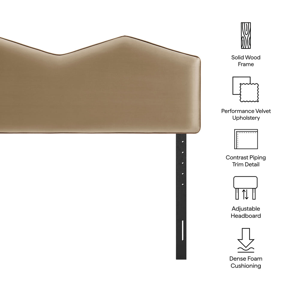 Cosette Performance Velvet Queen Size Headboard by Modway