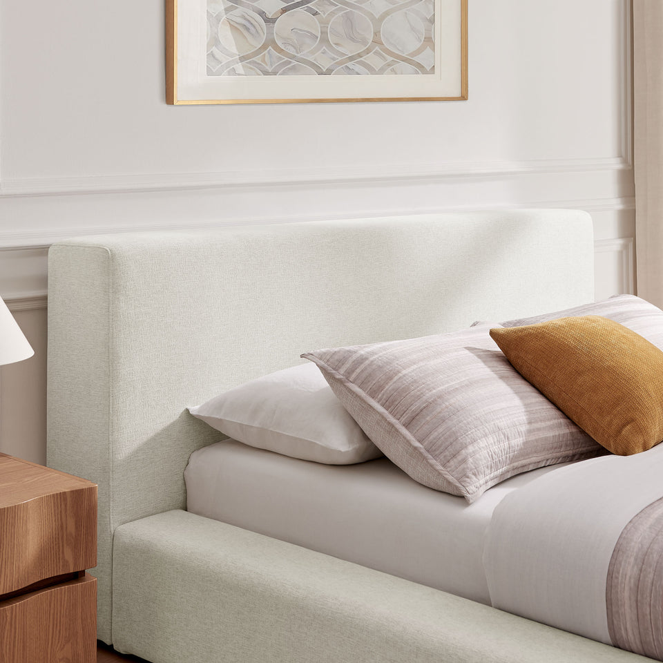 Luma Chenille Upholstered King Platform Bed Frame by Modway