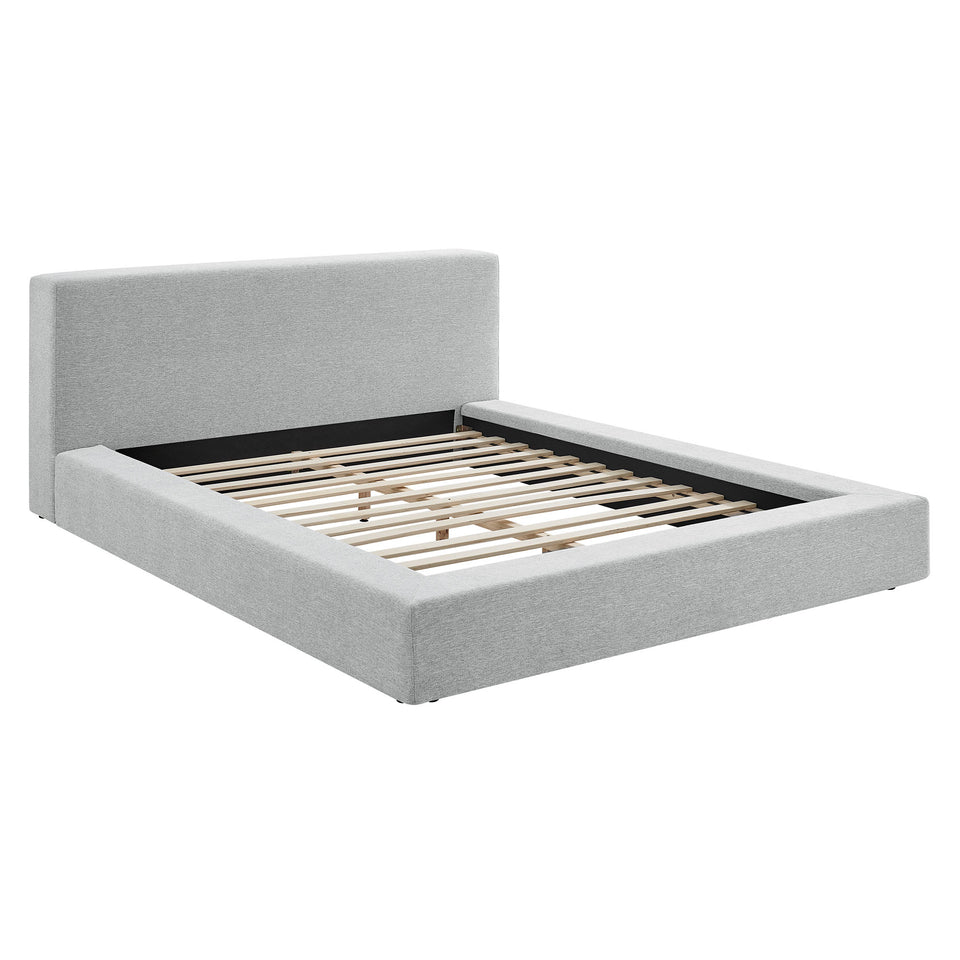 Luma Chenille Upholstered King Platform Bed Frame by Modway