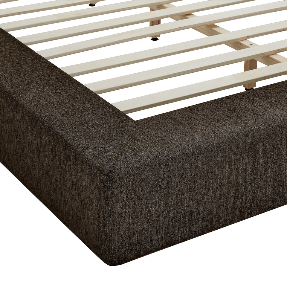 Luma Chenille Upholstered King Platform Bed Frame by Modway