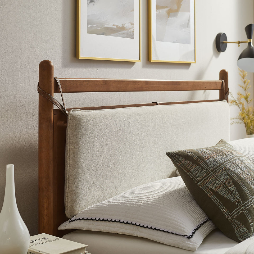 Leni Full Size Wood Platform Bed Frame by Modway