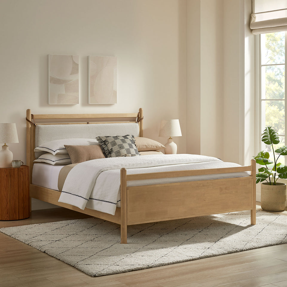 Leni Queen Size Wood Platform Bed Frame by Modway
