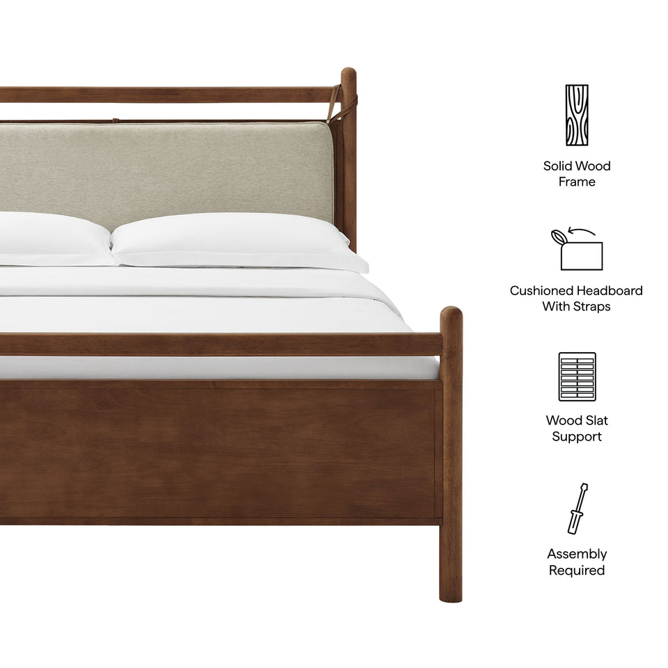 Leni Queen Size Wood Platform Bed Frame by Modway