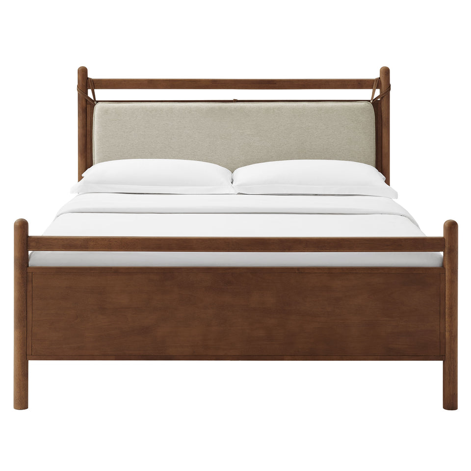 Leni King Size Wood Platform Bed Frame by Modway