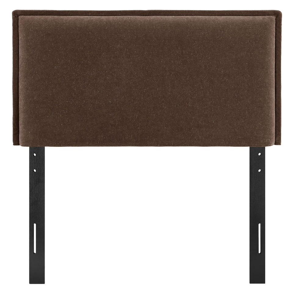 Camille Upholstered Linen Blend Twin Size Headboard by Modway