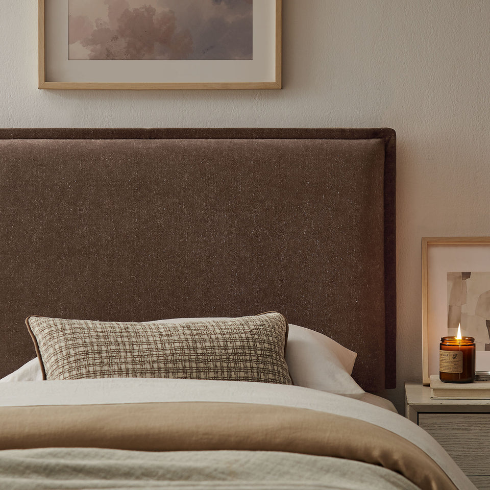 Camille Upholstered Linen Blend Twin Size Headboard by Modway
