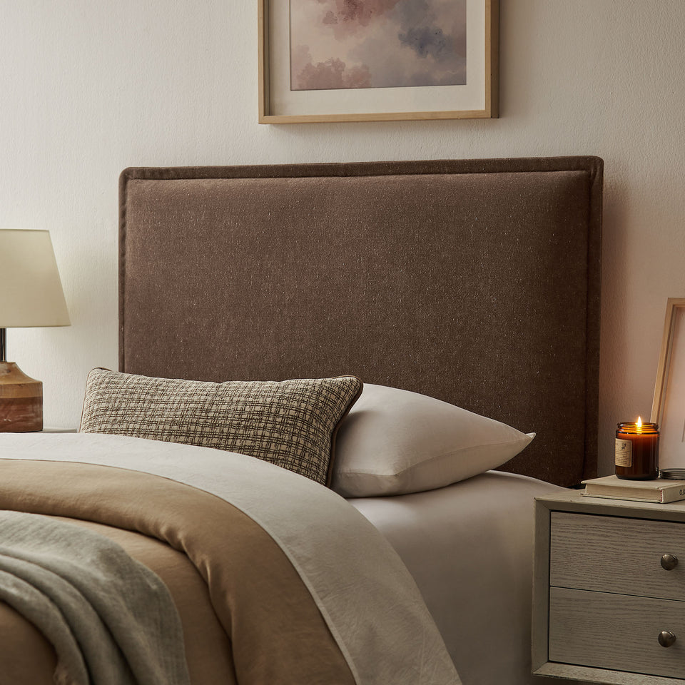 Camille Upholstered Linen Blend Twin Size Headboard by Modway