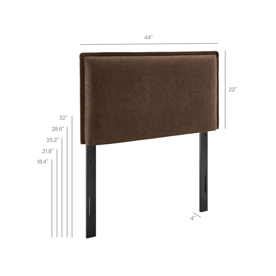 Camille Upholstered Linen Blend Twin Size Headboard by Modway