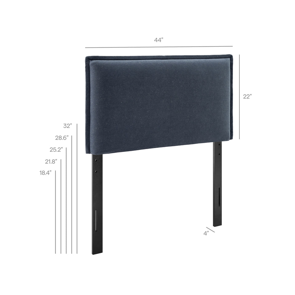 Camille Upholstered Linen Blend Twin Size Headboard by Modway