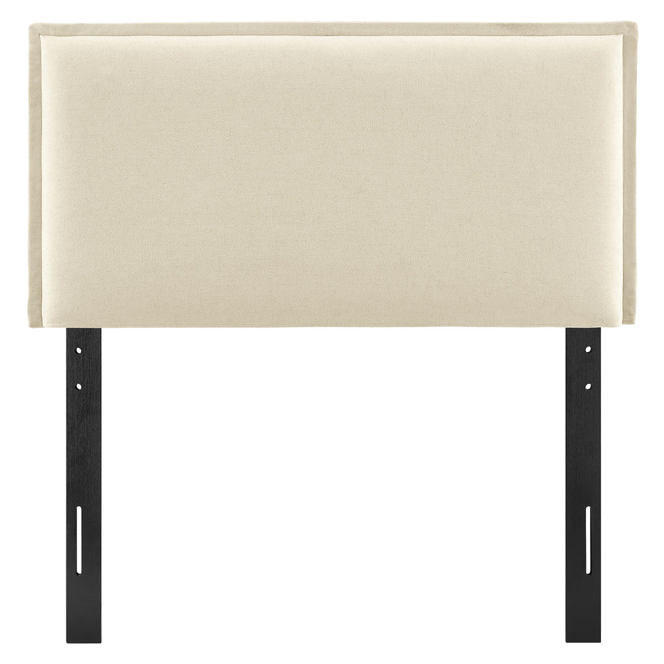 Camille Upholstered Linen Blend Twin Size Headboard by Modway
