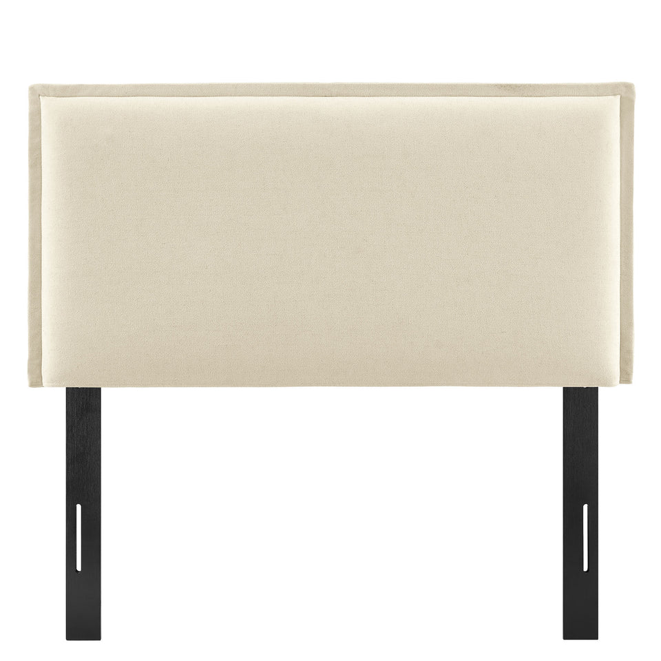 Camille Upholstered Linen Blend Twin Size Headboard by Modway