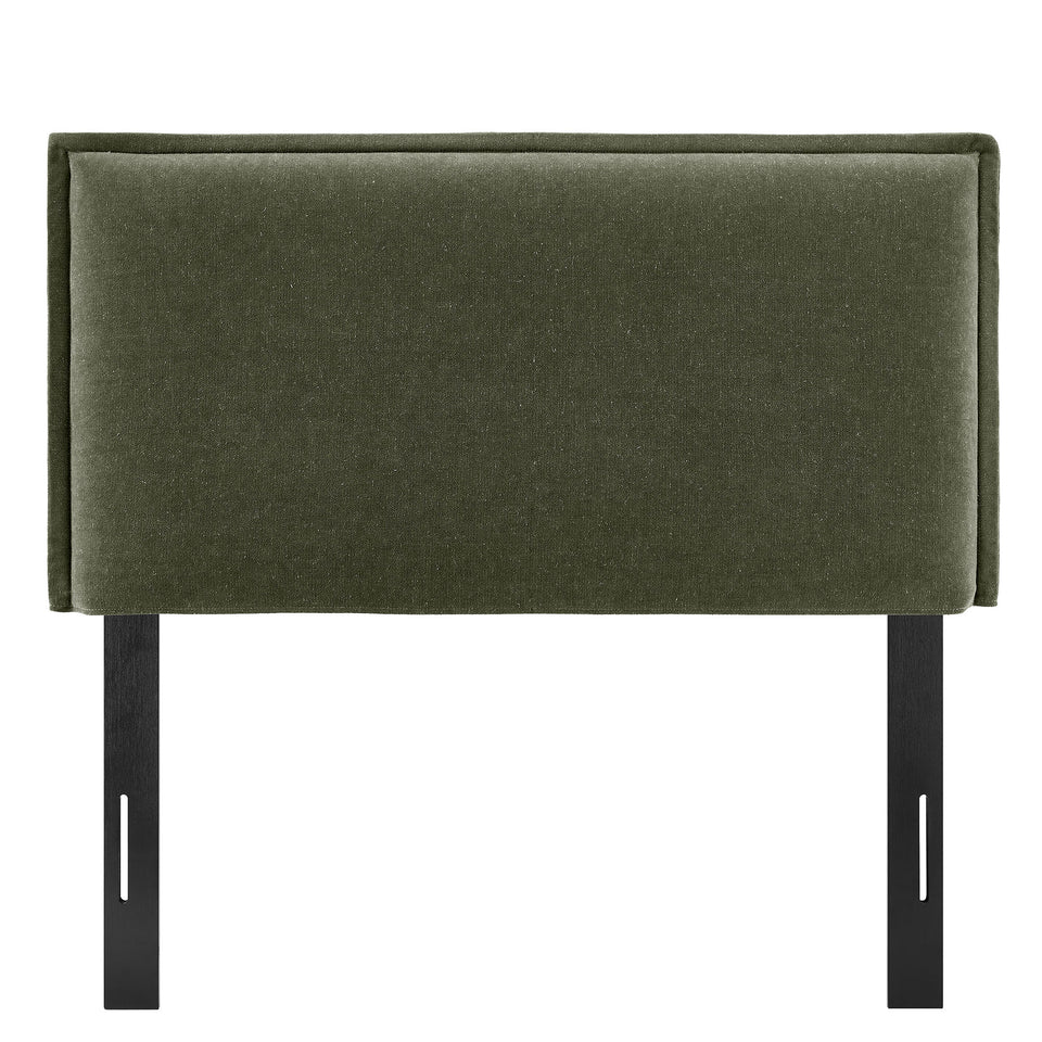 Camille Upholstered Linen Blend Twin Size Headboard by Modway