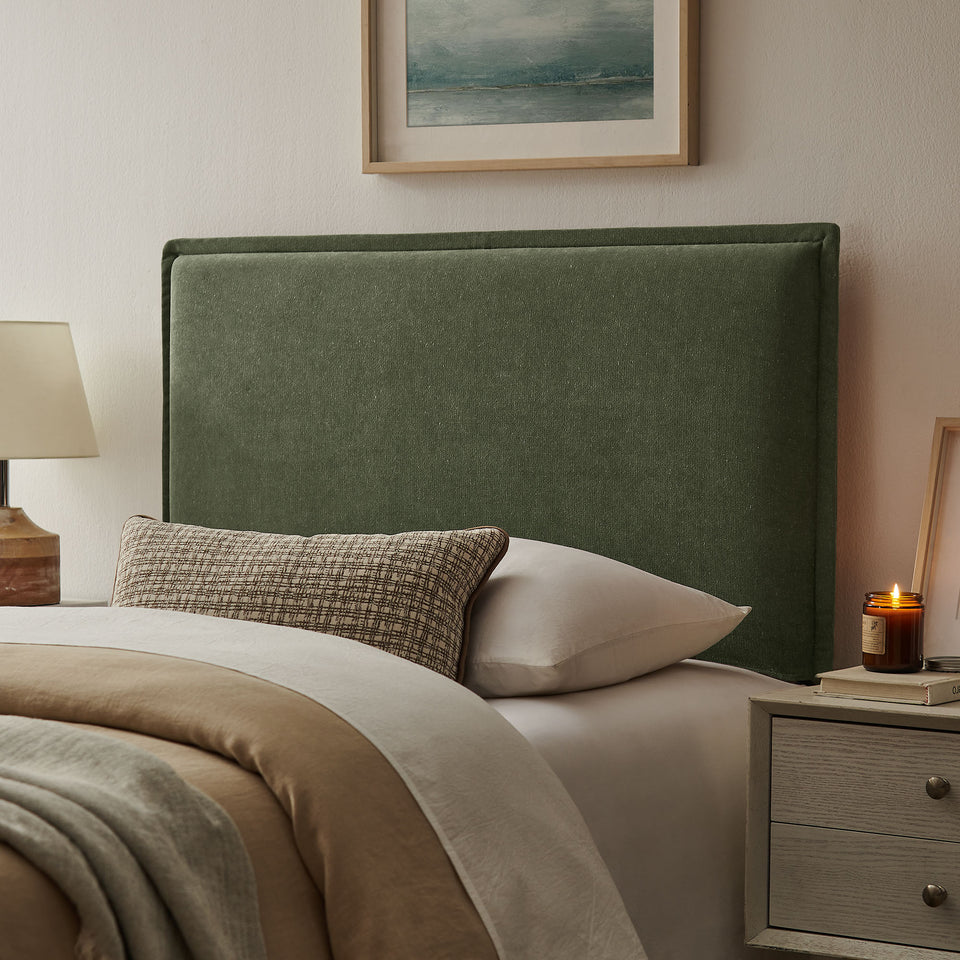 Camille Upholstered Linen Blend Twin Size Headboard by Modway