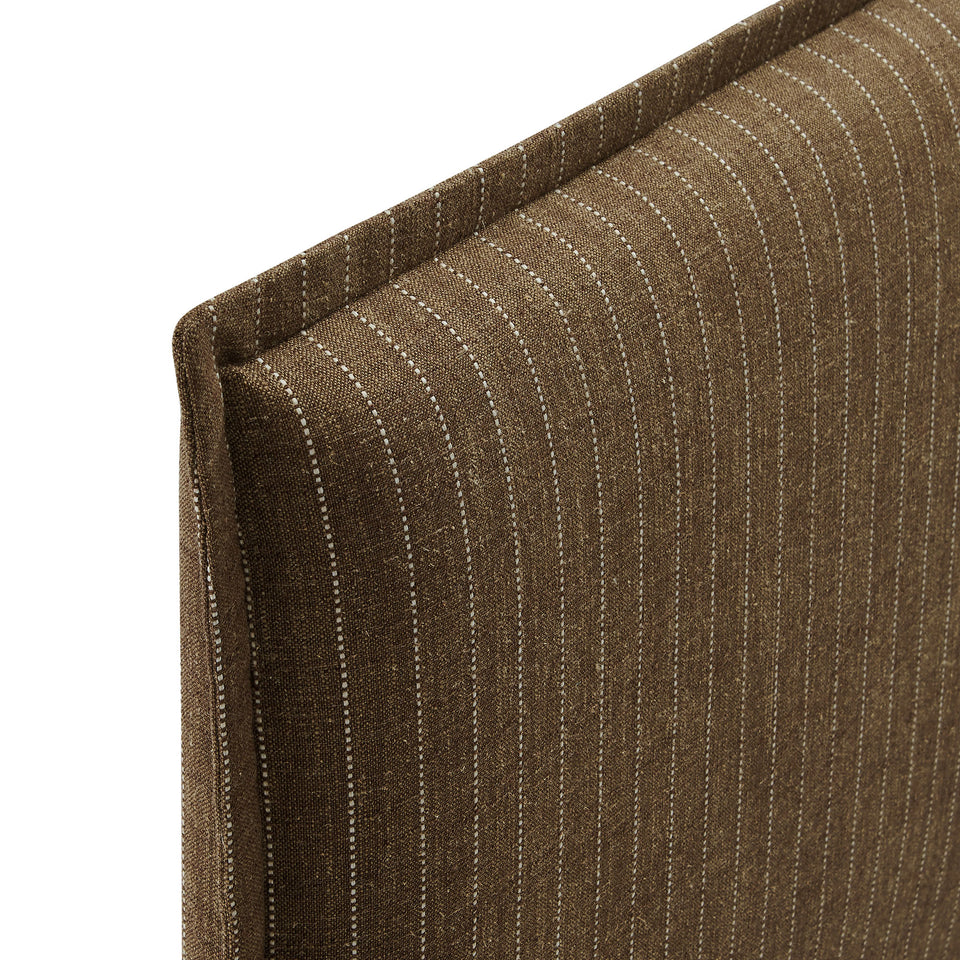 Camille Striped Linen Blend Twin Size Headboard by Modway