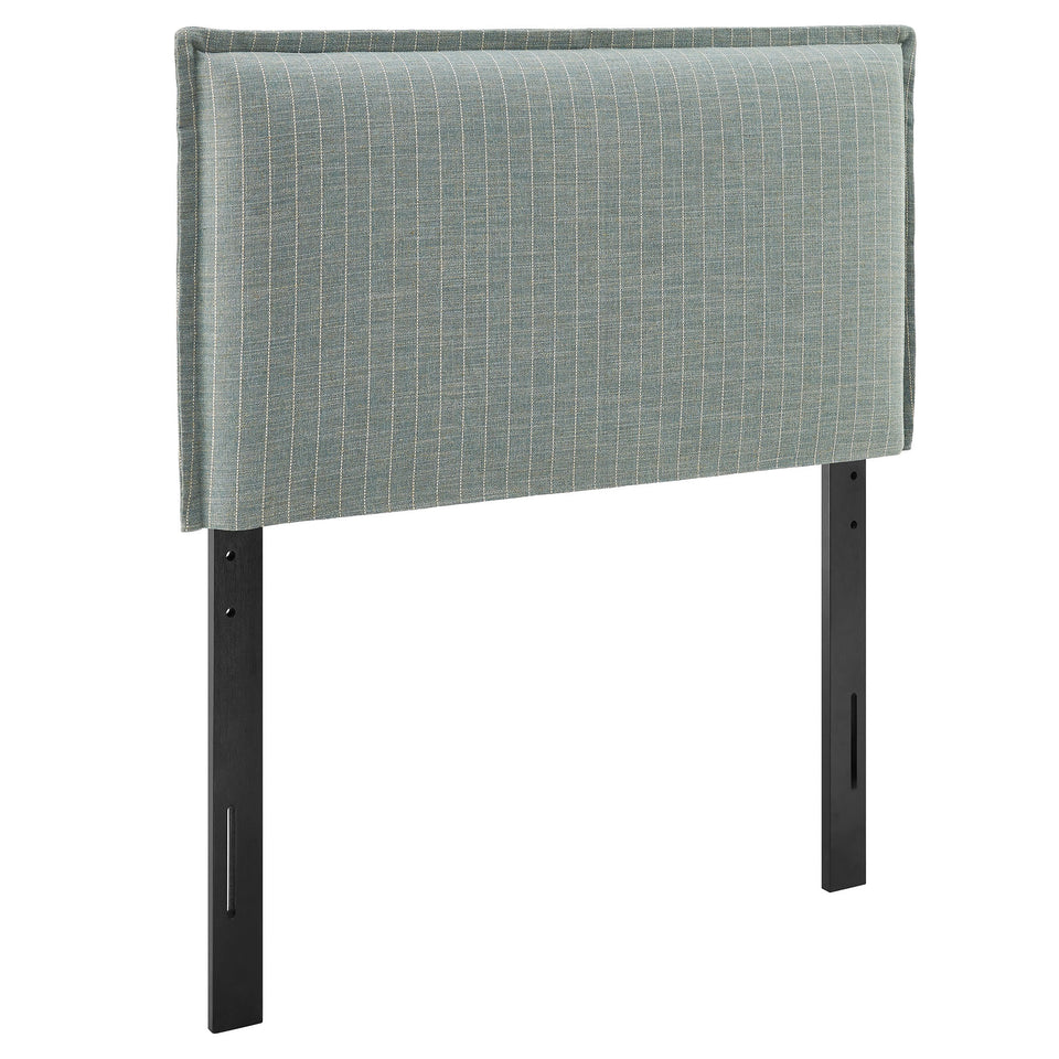 Camille Striped Linen Blend Twin Size Headboard by Modway