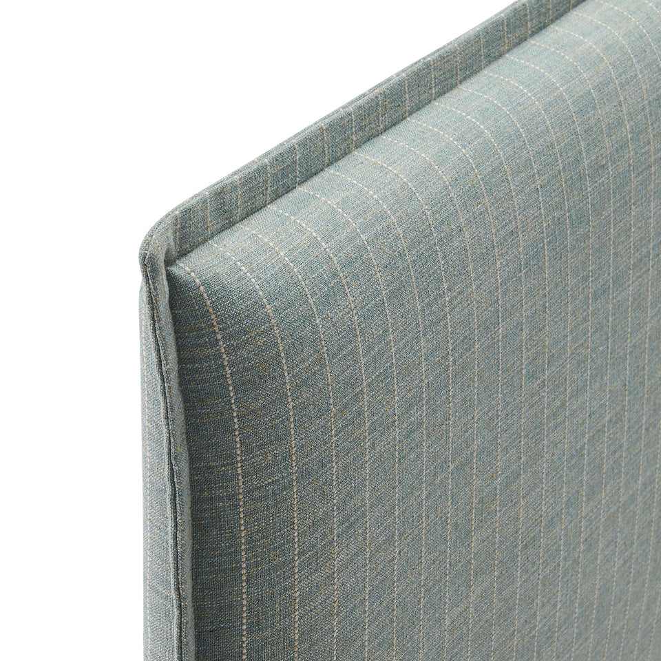 Camille Striped Linen Blend Twin Size Headboard by Modway