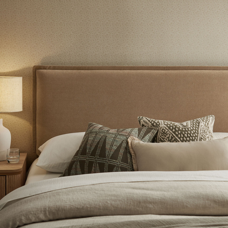 Camille Upholstered Linen Blend Full Size Headboard by Modway