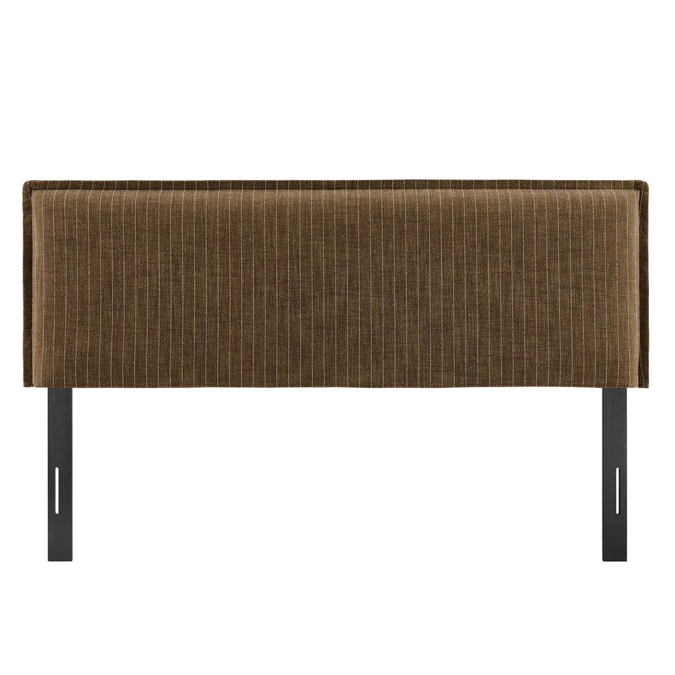 Camille Striped Linen Blend Full Size Headboard by Modway