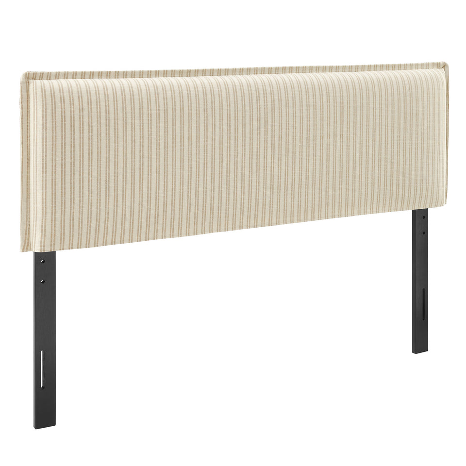 Camille Striped Linen Blend Full Size Headboard by Modway