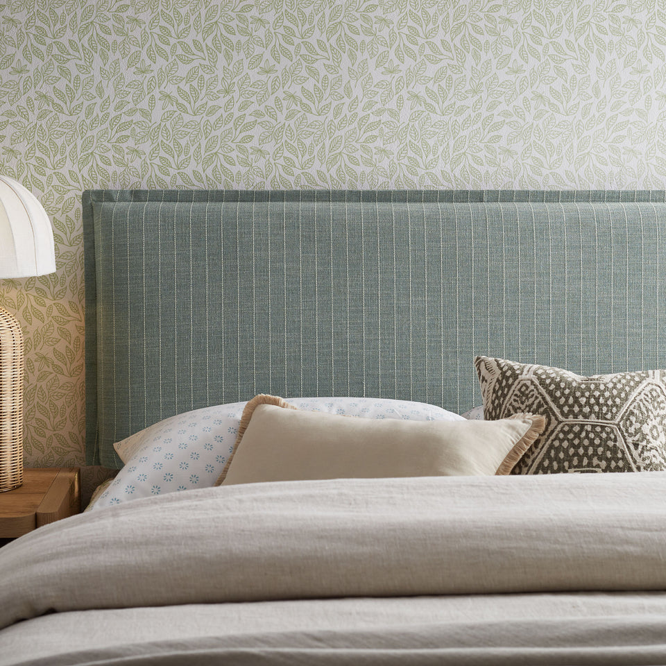 Camille Striped Linen Blend Full Size Headboard by Modway