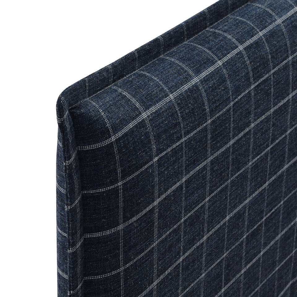 Camille Checkered Linen Blend Full Size Headboard by Modway