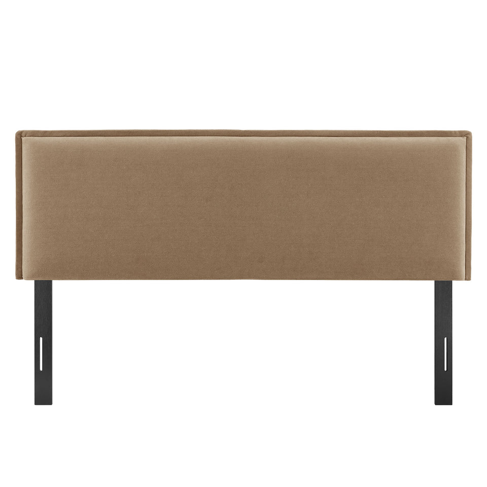 Camille Upholstered Linen Blend Queen Size Headboard by Modway