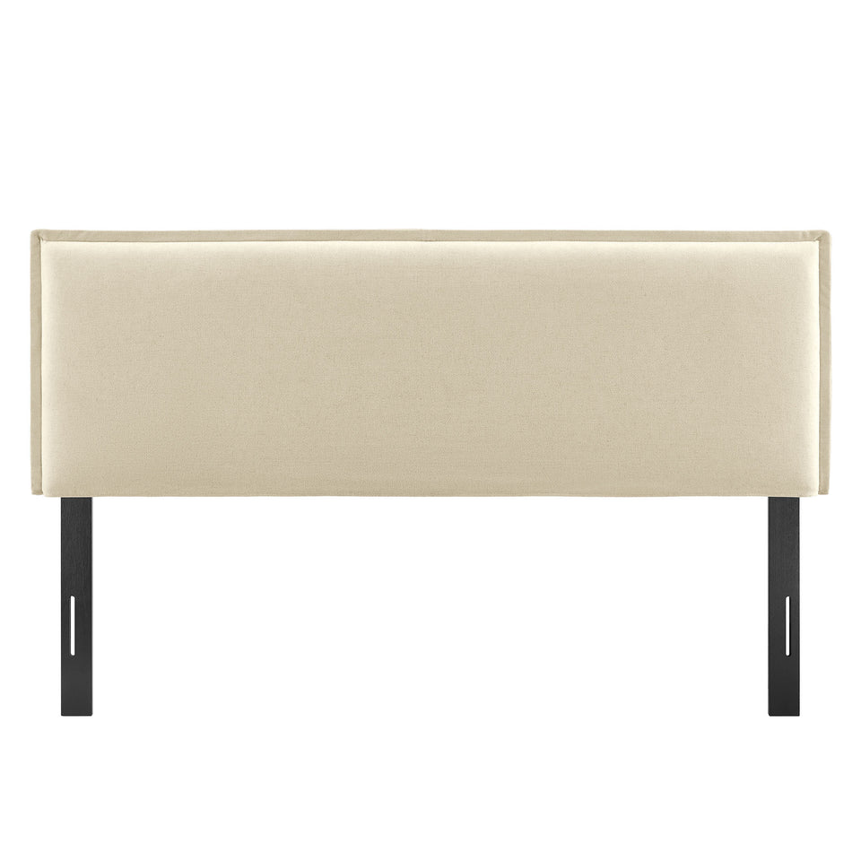 Camille Upholstered Linen Blend Queen Size Headboard by Modway