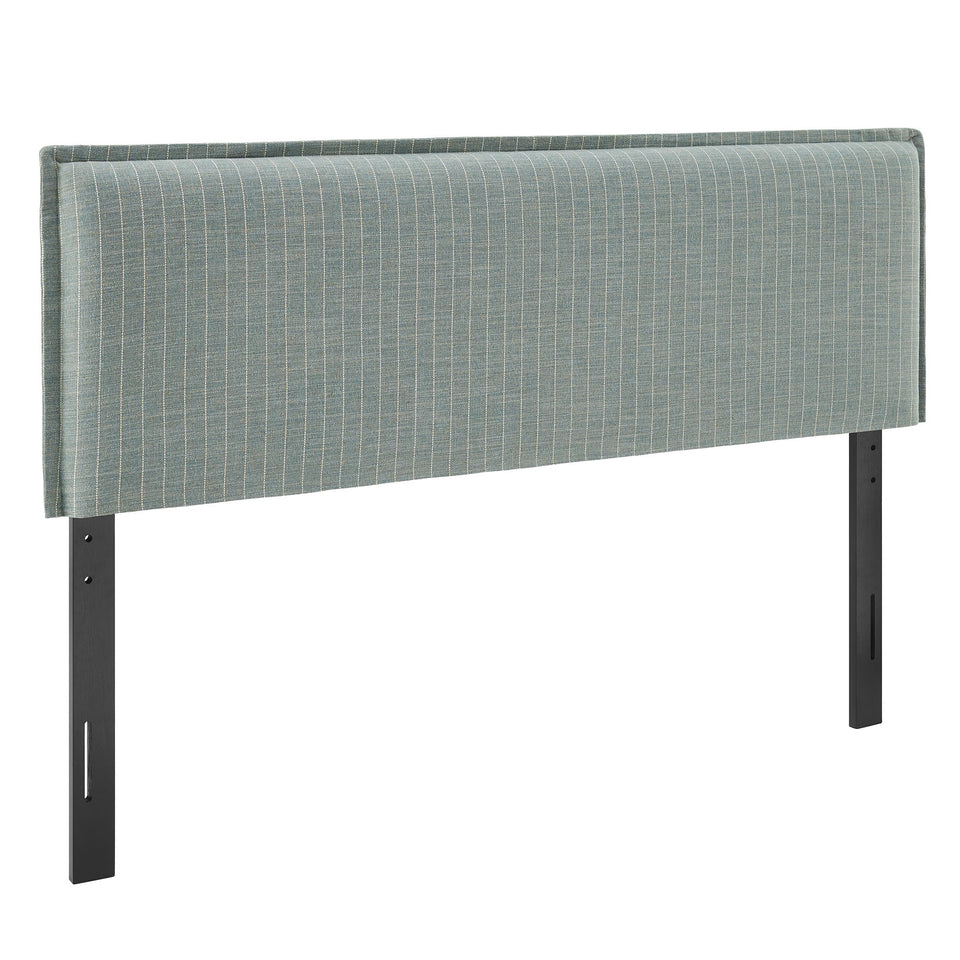 Camille Striped Linen Blend Queen Size Headboard by Modway