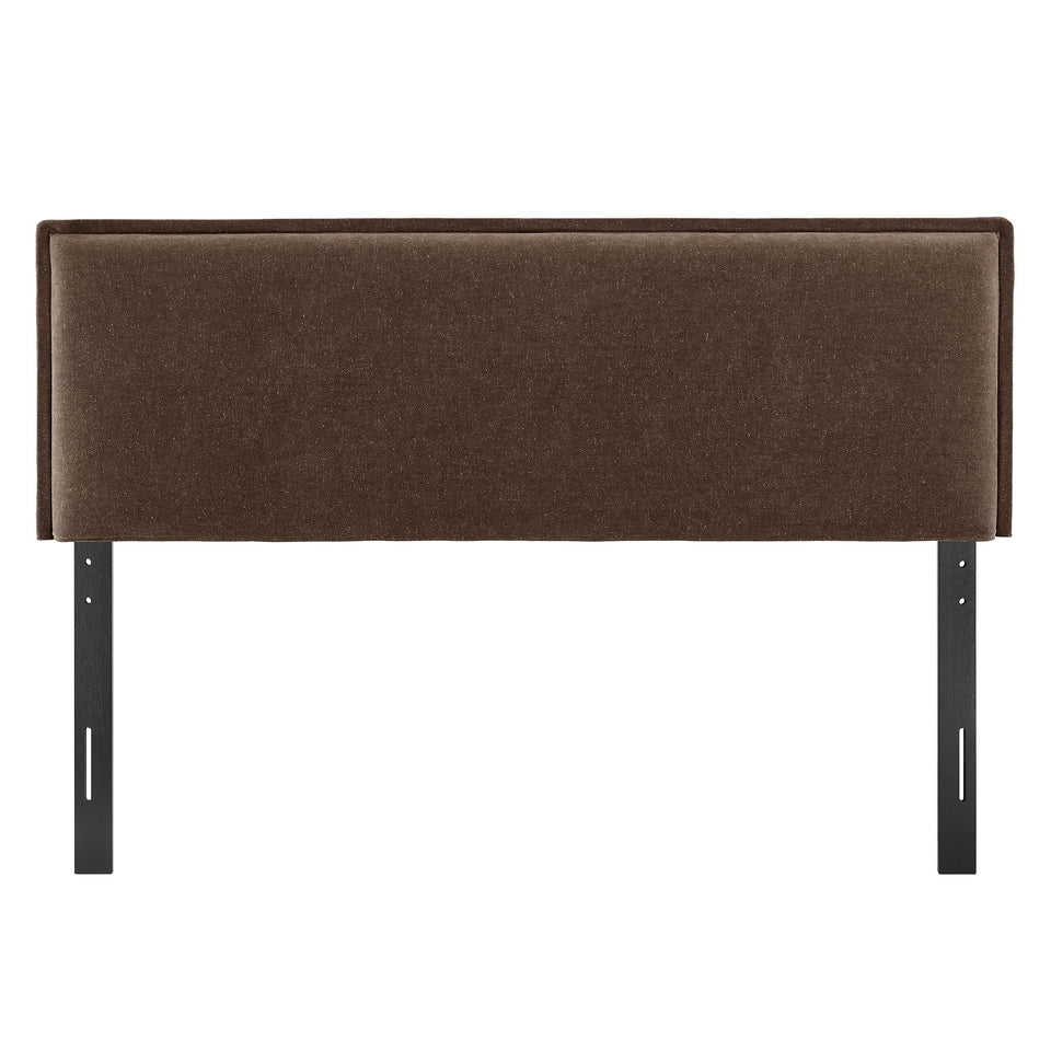 Camille Upholstered Linen Blend King Size Headboard by Modway