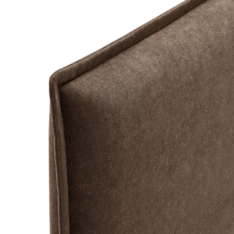 Camille Upholstered Linen Blend King Size Headboard by Modway