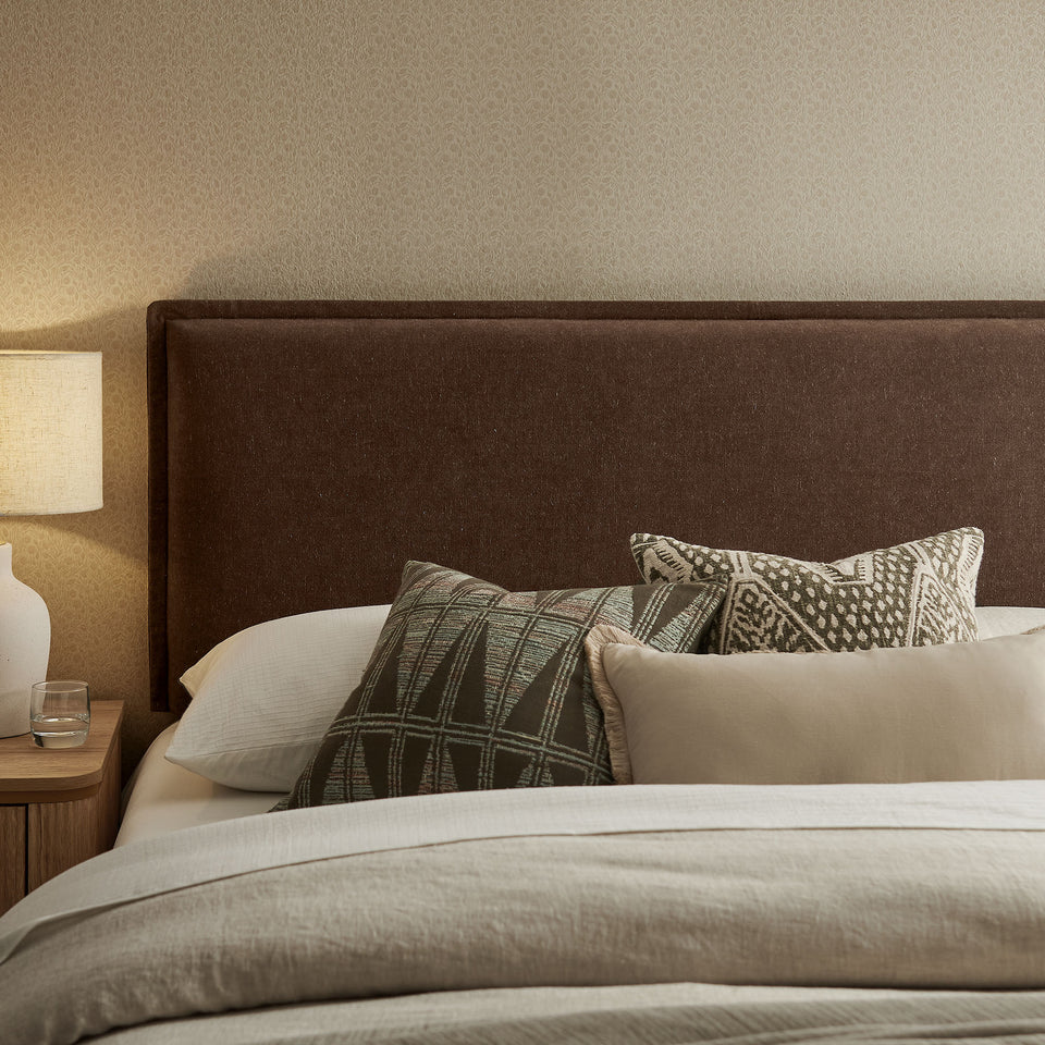 Camille Upholstered Linen Blend King Size Headboard by Modway