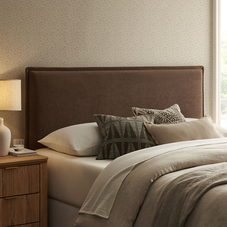 Camille Upholstered Linen Blend King Size Headboard by Modway