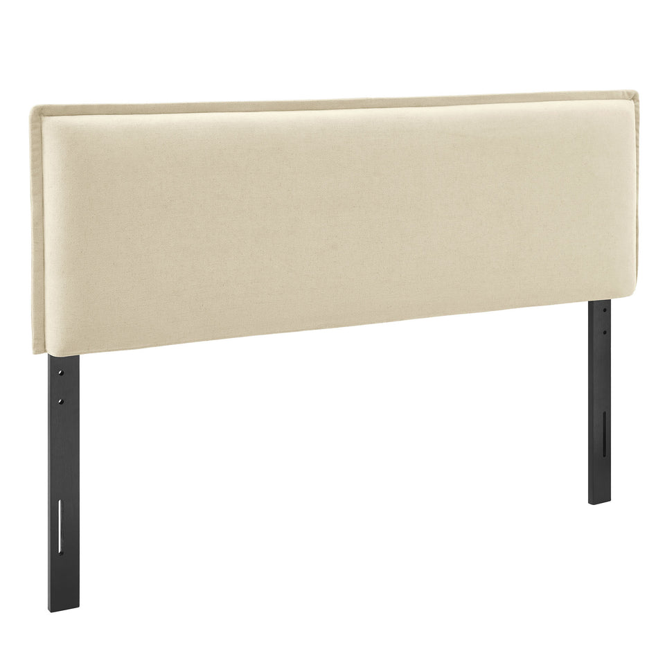 Camille Upholstered Linen Blend King Size Headboard by Modway