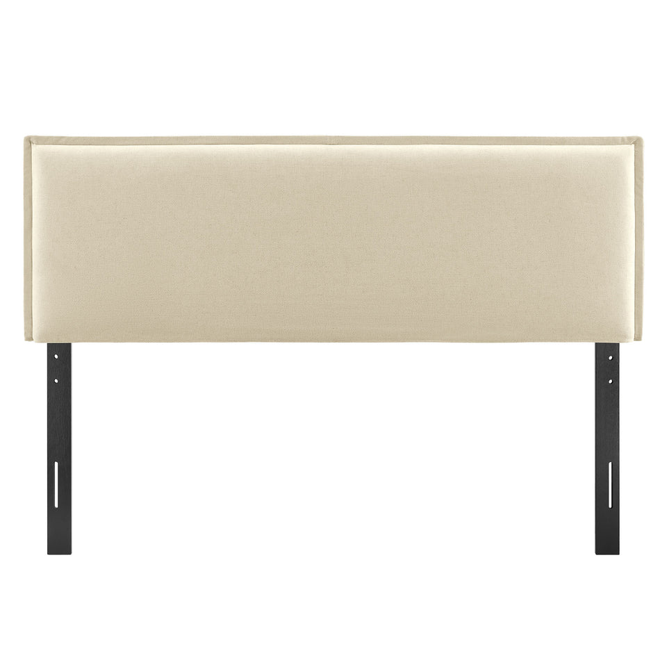 Camille Upholstered Linen Blend King Size Headboard by Modway