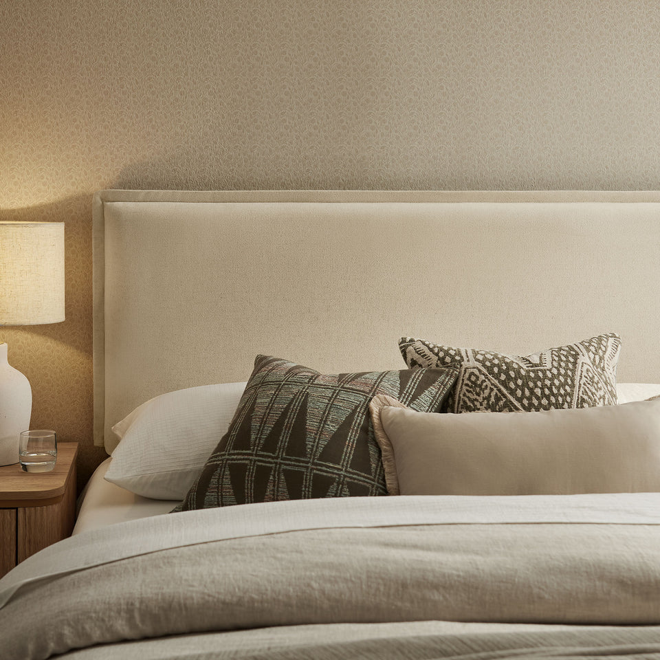 Camille Upholstered Linen Blend King Size Headboard by Modway