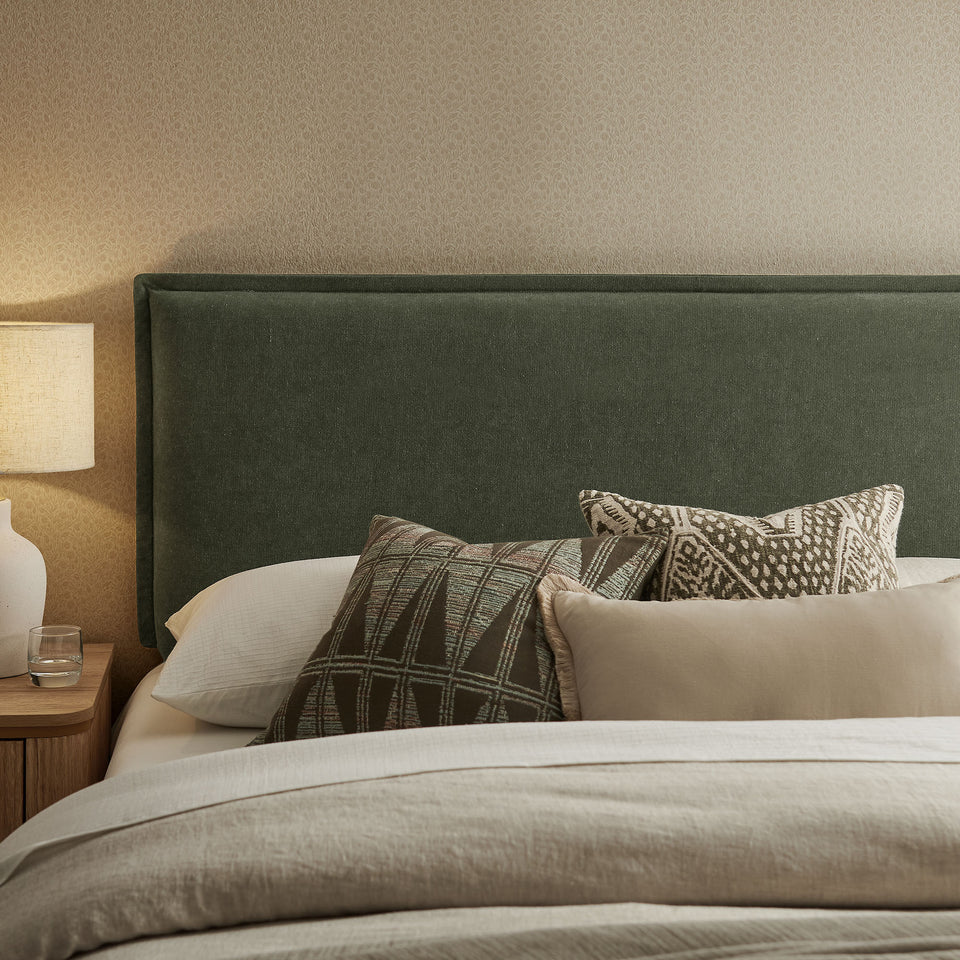 Camille Upholstered Linen Blend King Size Headboard by Modway