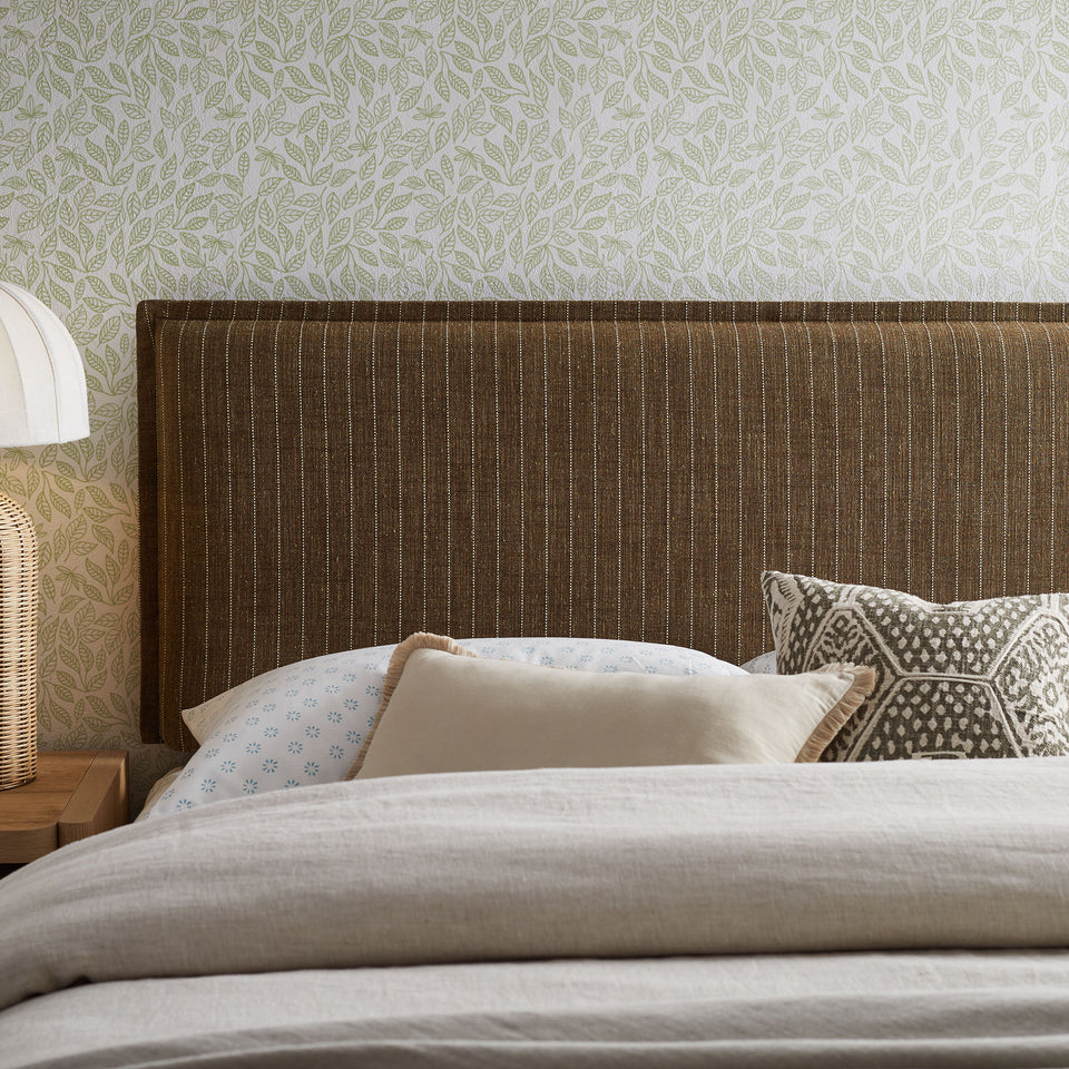 Camille Striped Linen Blend King Size Headboard by Modway