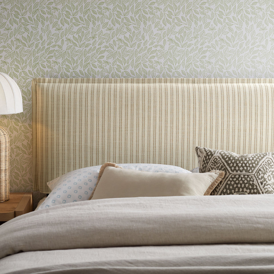 Camille Striped Linen Blend King Size Headboard by Modway